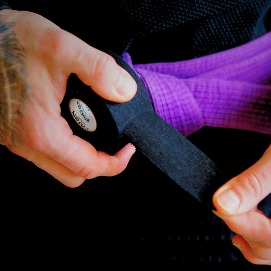 BJJ Rigid Joint Support Tape 38mm Black (13.7m Low Stretch Wrap Single Roll)