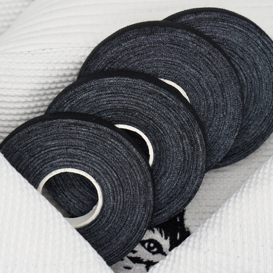 Jiu Jitsu Pro Finger Tape - 4 rolls of 8mm x 13.7m - Pitch Black