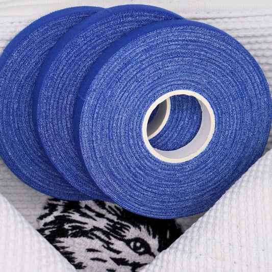 BJJ Finger Tape - Natural Flex 10mm - Royal Blue (3 Rolls) Sticky Grips