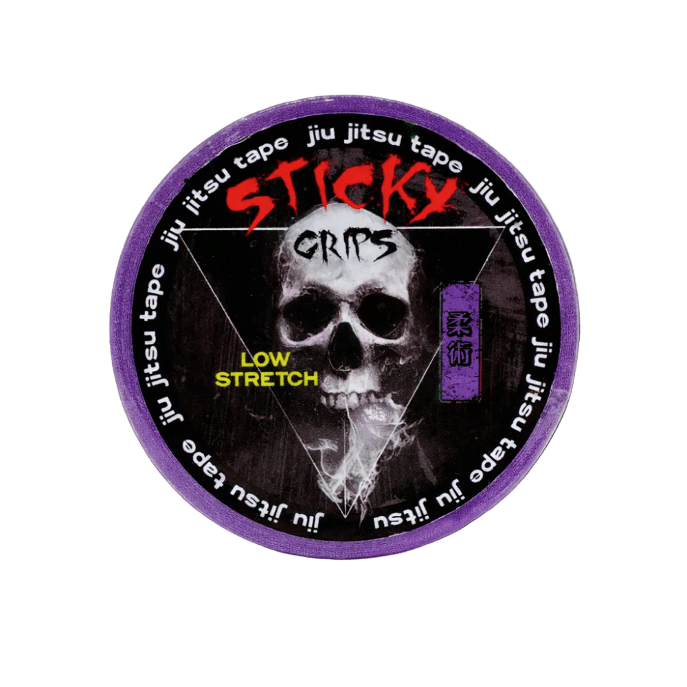 sticky grips purple low stretch bjj finger tape refill zinc oxide cotton tape for jiu jitsu and grappling
