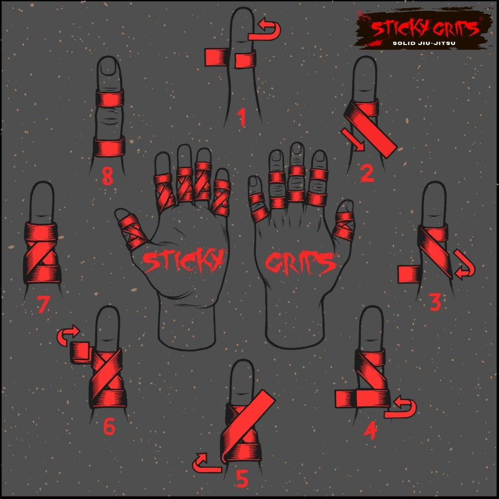 How To Apply Finger Tape/Grip Tape for BJJ Training?