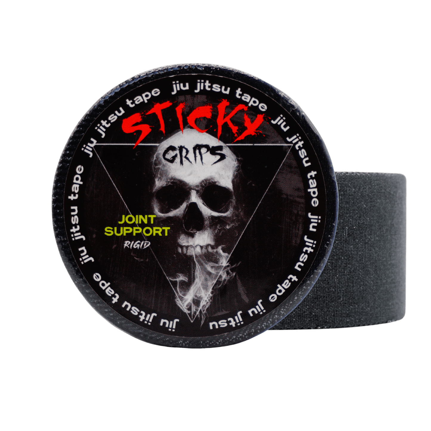 BJJ Rigid Joint Support Tape 38mm Black (13.7m Low Stretch Wrap Single Roll)