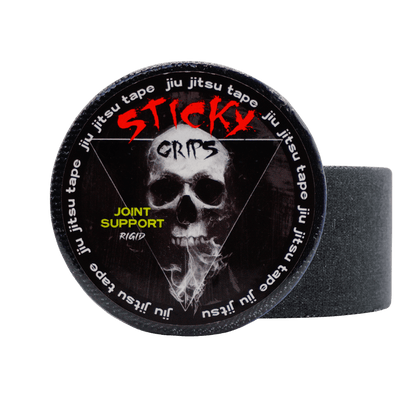 BJJ Rigid Joint Support Tape 38mm Black (13.7m Low Stretch Wrap Single Roll)