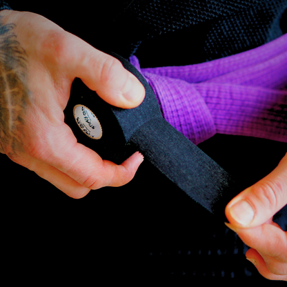 BJJ Rigid Joint Support Tape 38mm Black (13.7m Low Stretch Wrap Single Roll)