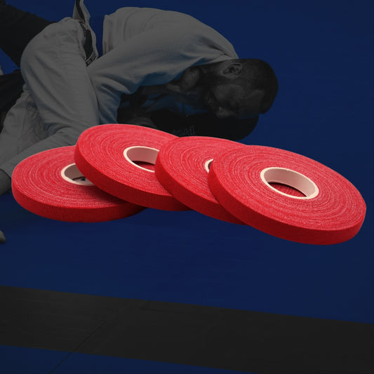 Jiu Jitsu Pro Finger Tape - 4 rolls of 8mm x 13.7m - War Red