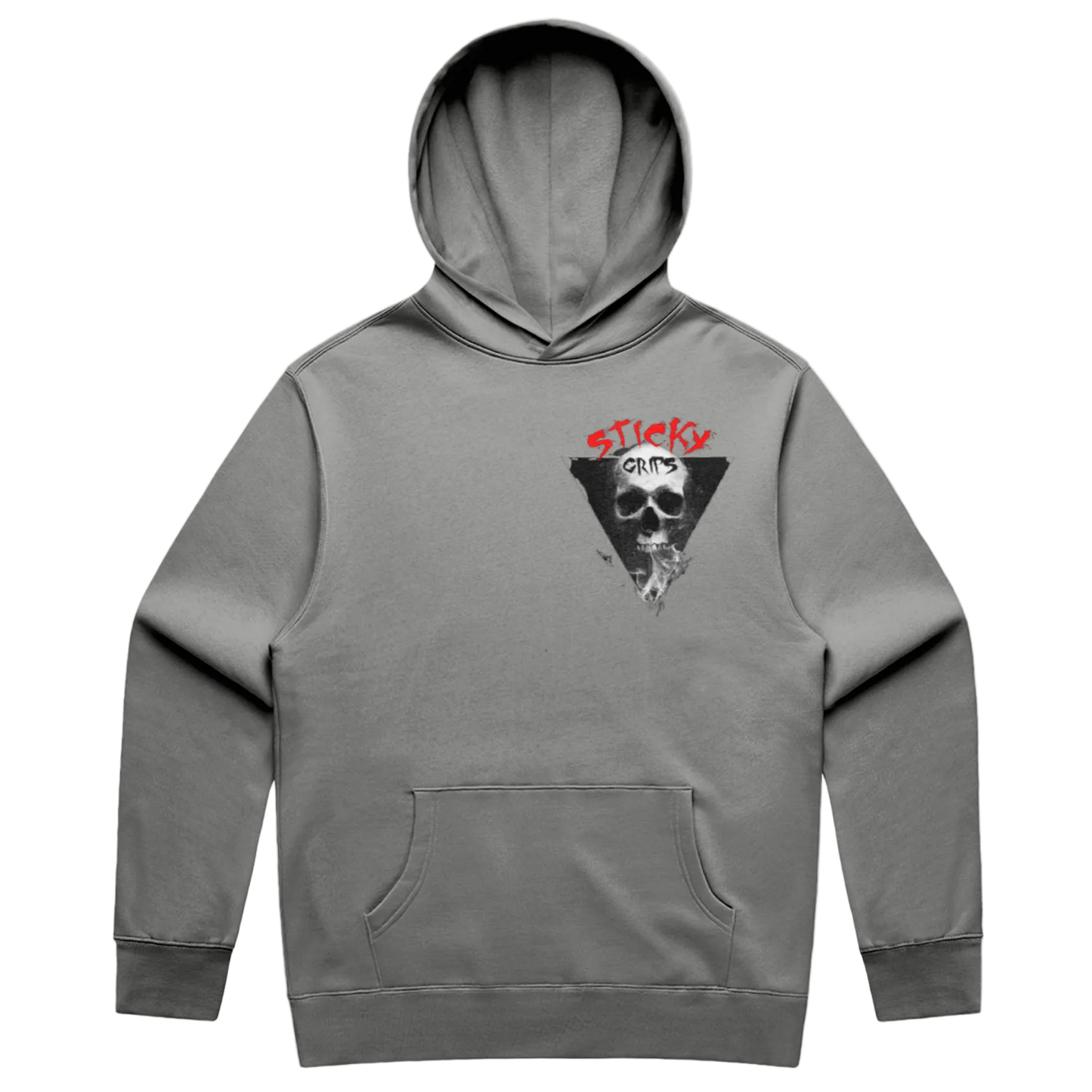 Relax Hoodie - Black & Bone | Scull x Smoke