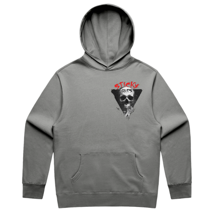 Relax Hoodie - Black & Bone | Scull x Smoke