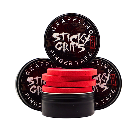 Jiu Jitsu Pro Finger Tape - 4 rolls of 8mm x 13.7m - War Red