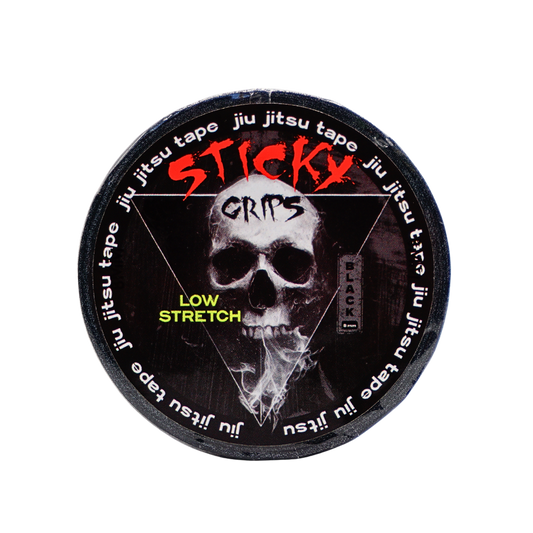 Black BJJ finger tape 8mm refill pack (5 rolls) Sticky Grips Low Stretch zinc oxide tape