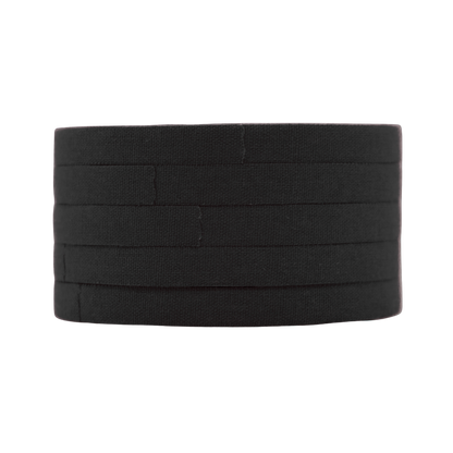 Black 8mm BJJ finger tape roll side view Sticky Grips Low Stretch zinc oxide tape