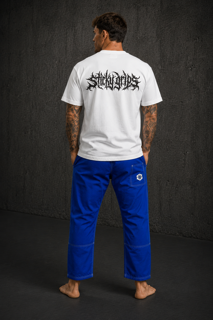 Sticky Grips - Heavy Tee - Red x Black Logo