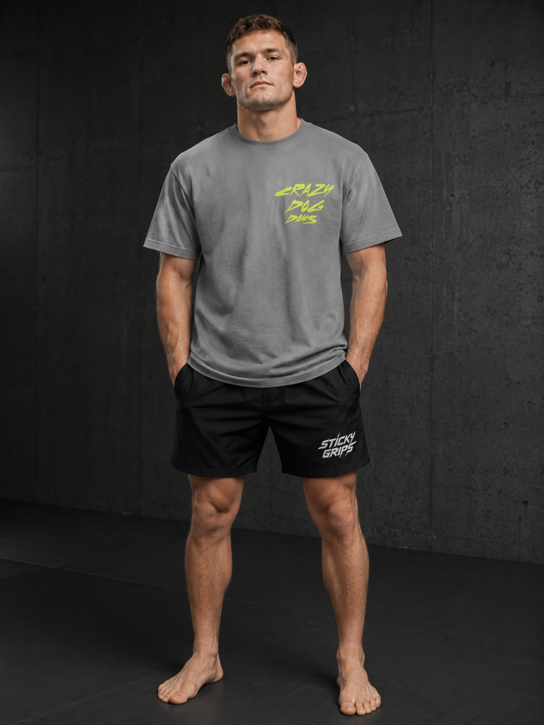 Sticky Grips | Stone Wash Heavy Tee – Dog Days