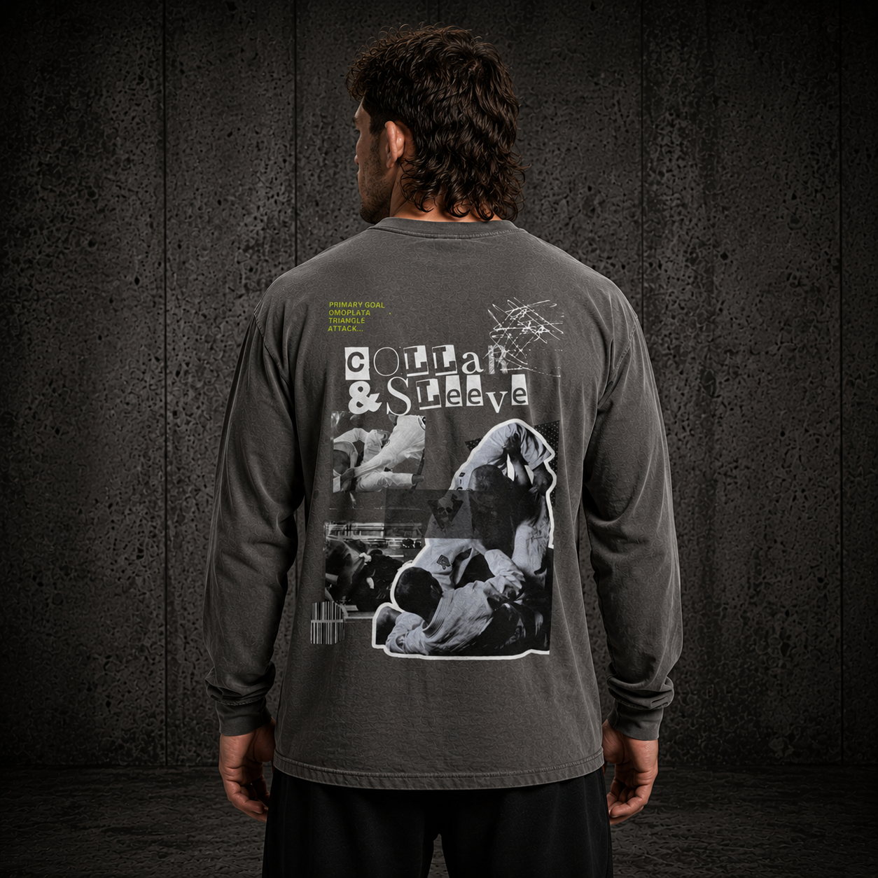 Sticky Grips | Heavy Faded L/S Tee – Collar x Sleeve
