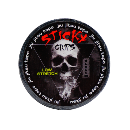 Sticky Grips Pro BJJ Finger Tape 10mm black 4 roll refill pack low stretch grappling tape