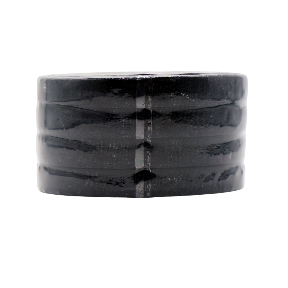 Sticky Grips Pro BJJ Finger Tape 10mm black 4 roll refill pack stacked rolls side view