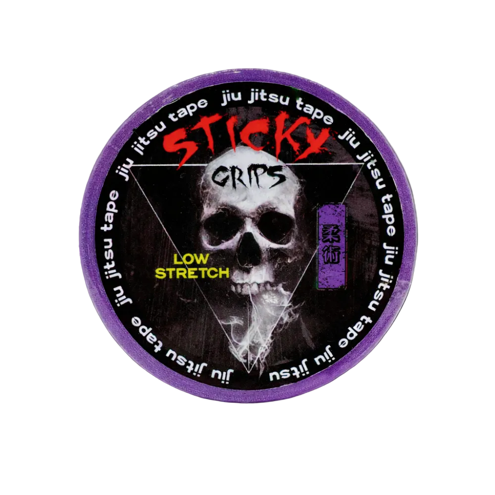 sticky grips purple low stretch bjj finger tape refill zinc oxide cotton tape for jiu jitsu and grappling